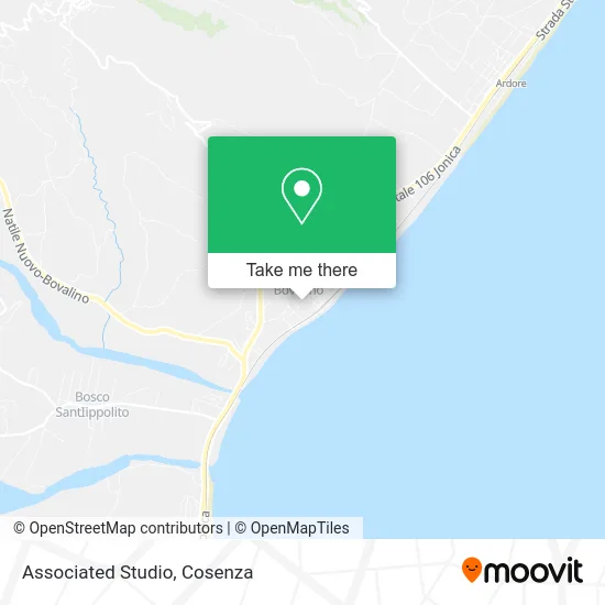 Associated Studio map