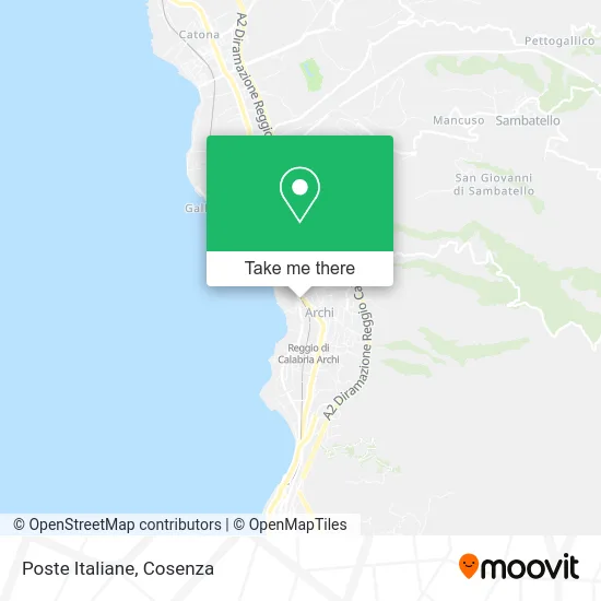 Poste Italiane map