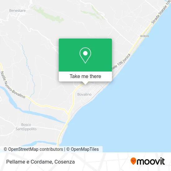 Pellame e Cordame map