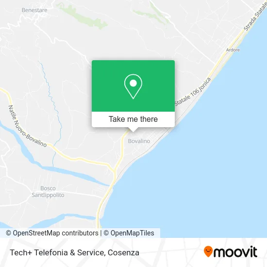 Tech+ Telephony & Service map