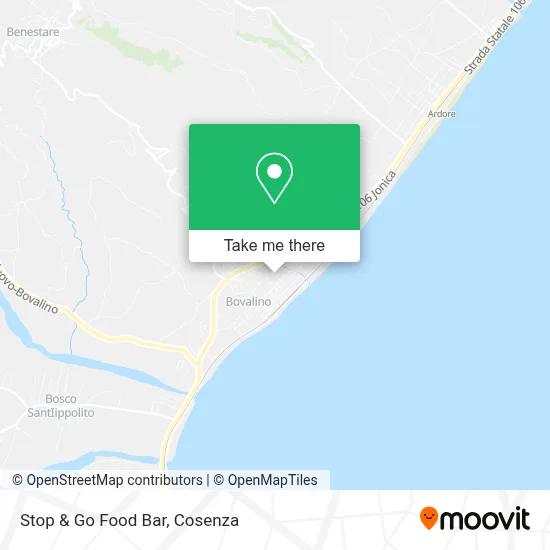 Stop & Go Food Bar map