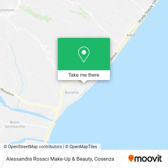 Alessandra Rosaci Make-Up & Beauty map