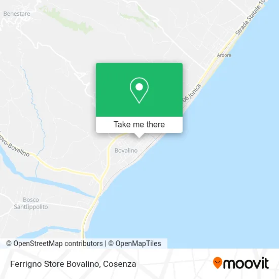 Ferrigno Store Bovalino map