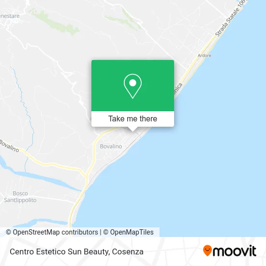 Centro Estetico Sun Beauty map