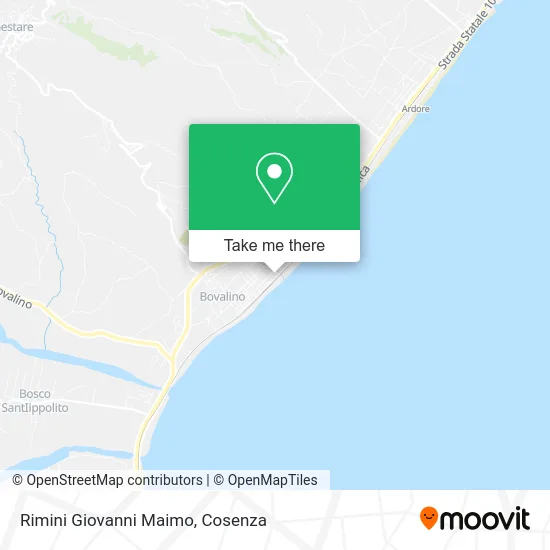 Rimini Giovanni Maimo map