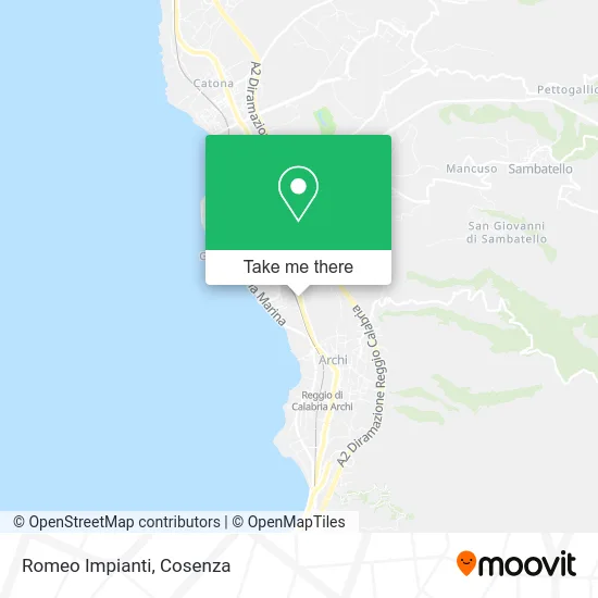 Romeo Installations map