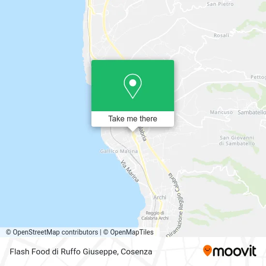 Flash Food di Ruffo Giuseppe map