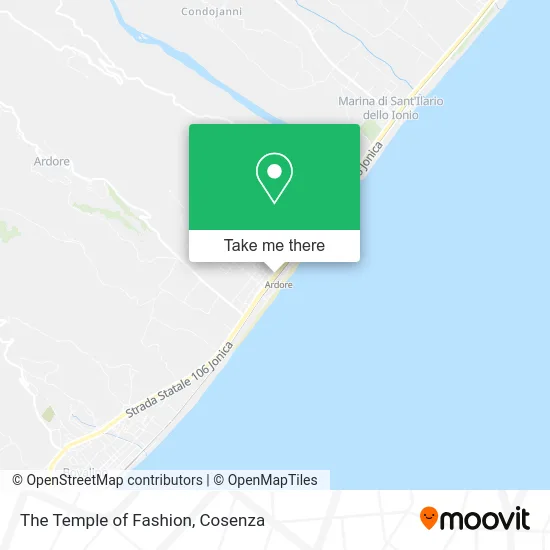 The Temple of Fashion map