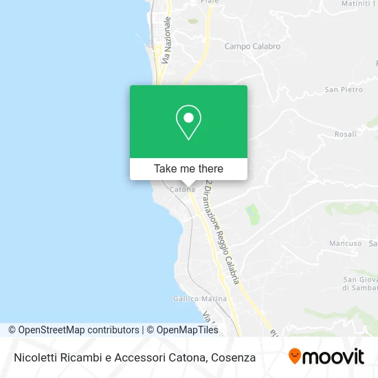 Nicoletti Ricambi e Accessori Catona map
