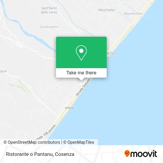 O Pantanu Restaurant map