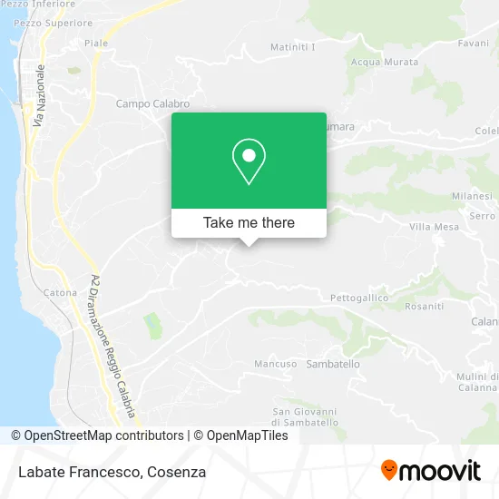 Francesco Labate map