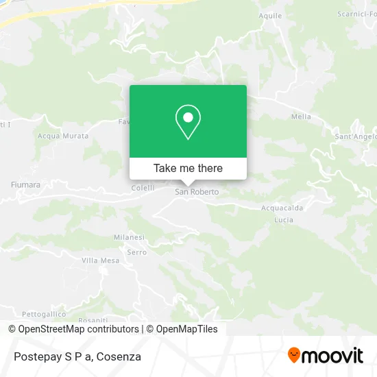 Postepay S P a map