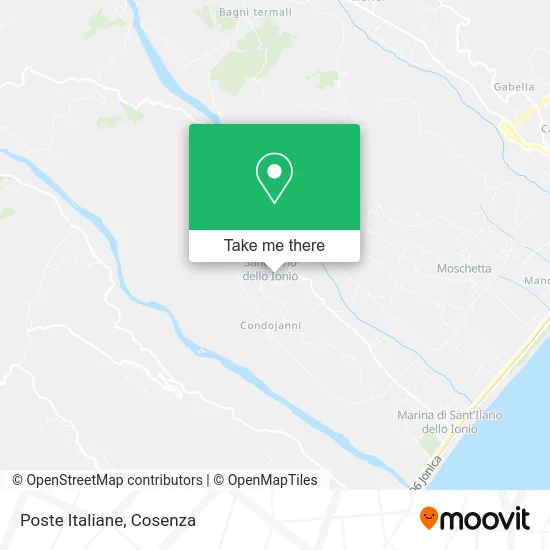 Italian Post Office map