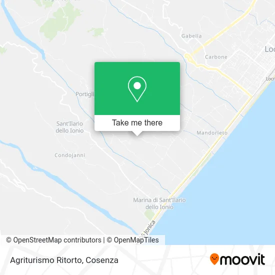 Agriturismo Ritorto map