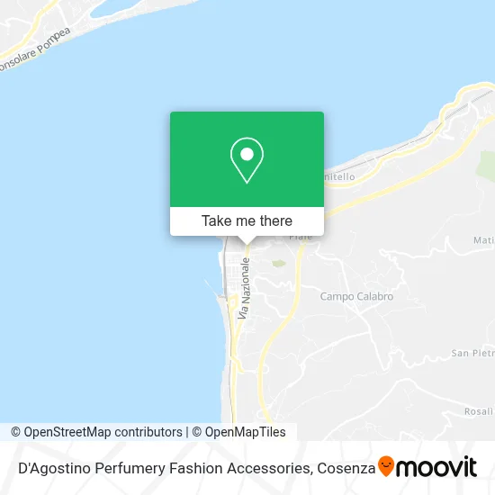 D'Agostino Perfumery Fashion Accessories map