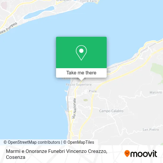 Marmi e Onoranze Funebri Vincenzo Creazzo map