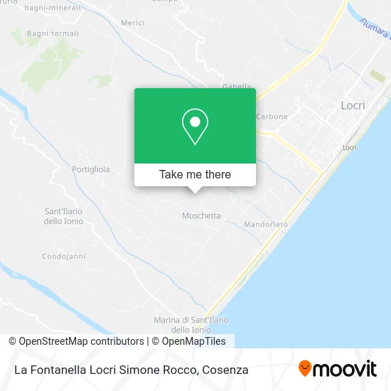 La Fontanella Locri Simone Rocco map