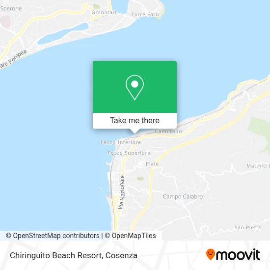 Chiringuito Beach Resort map