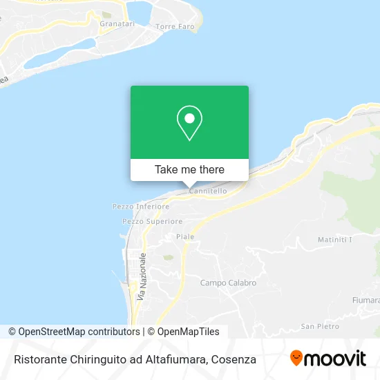 Chiringuito Restaurant at Altafiumara map