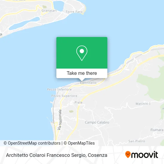 Architetto Colaroi Francesco Sergio map