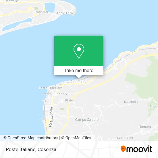 Italian Post Office map