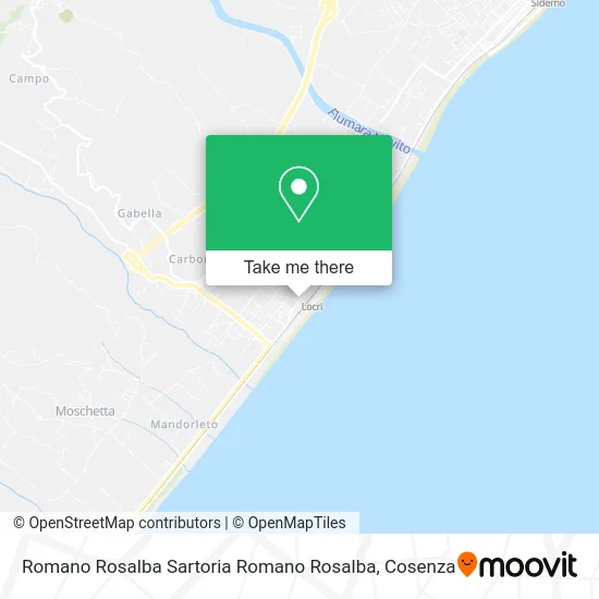 Romano Rosalba Sartoria Romano Rosalba map