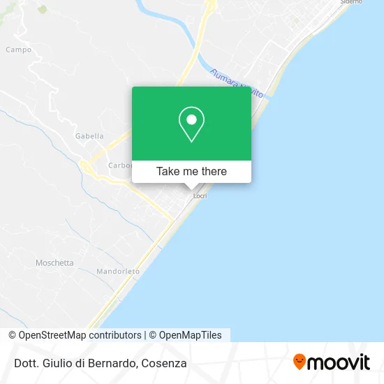 Dott. Giulio di Bernardo map