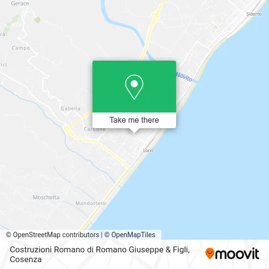 Costruzioni Romano di Romano Giuseppe & Figli map