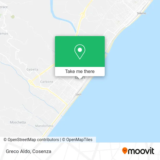 Greco Aldo map