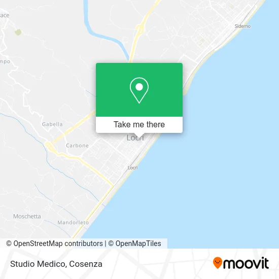 Studio Medico map