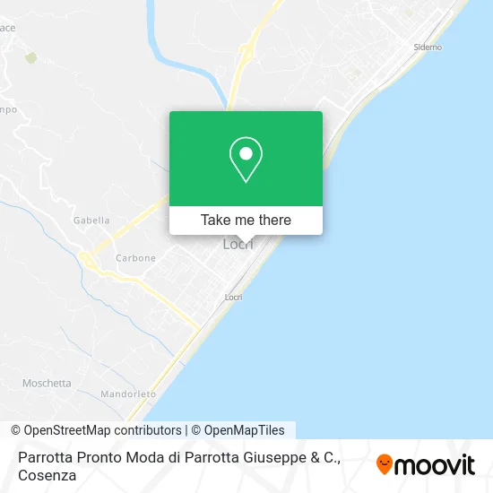 Parrotta Pronto Moda di Parrotta Giuseppe & C. map