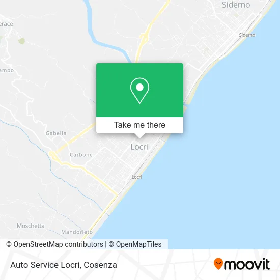 Auto Service Locri map