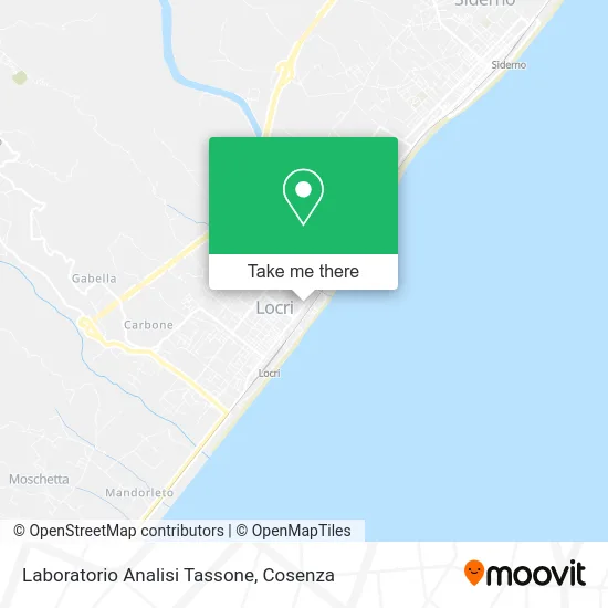 Laboratorio Analisi Tassone map