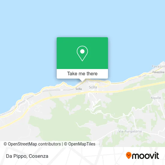 Da Pippo map