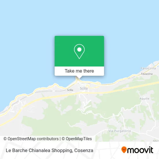 Le Barche Chianalea Shopping map