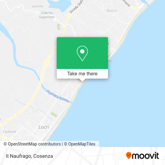 Il Naufrago map