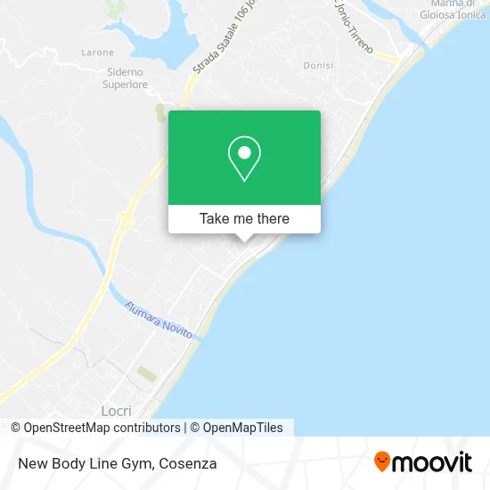 New Body Line Gym map