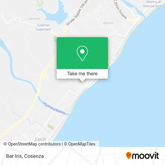 Bar Iris map