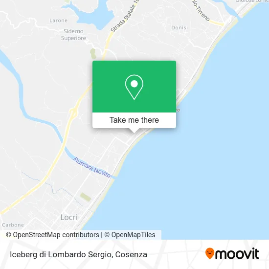 Iceberg di Lombardo Sergio map