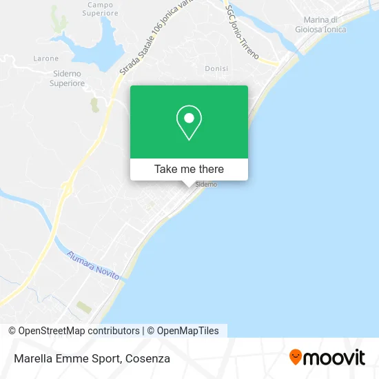 Marella Emme Sport map