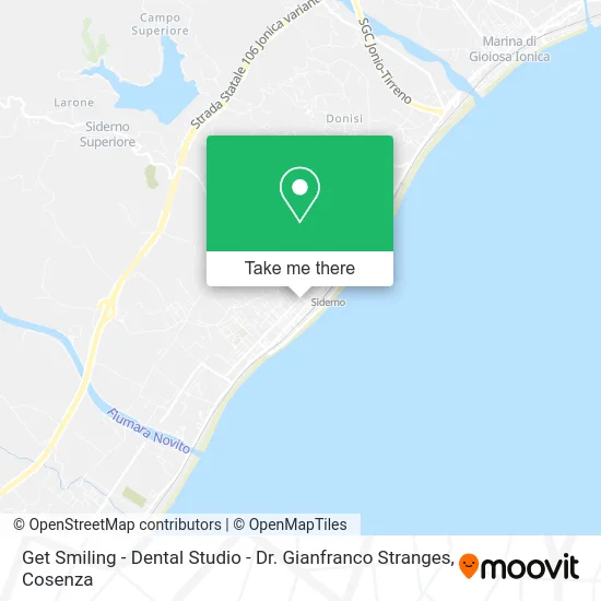 Get Smiling - Dental Studio - Dr. Gianfranco Stranges map