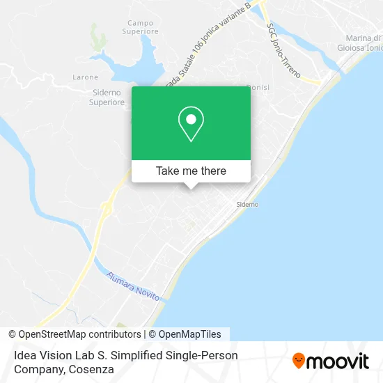 Idea Vision Lab S. Simplified Single-Person Company map