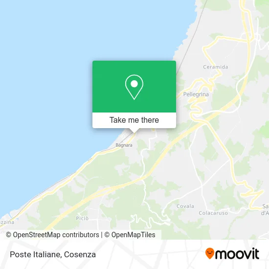 Italian Post Office map