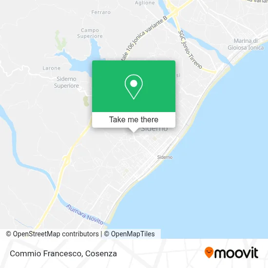 Commio Francesco map