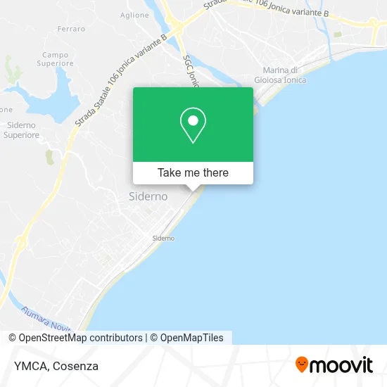 YMCA map