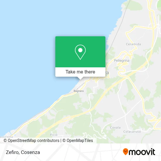 Zefiro map