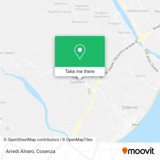 Arredi Alvaro map