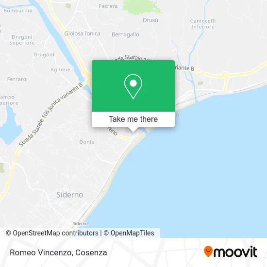 Vincenzo Romeo map