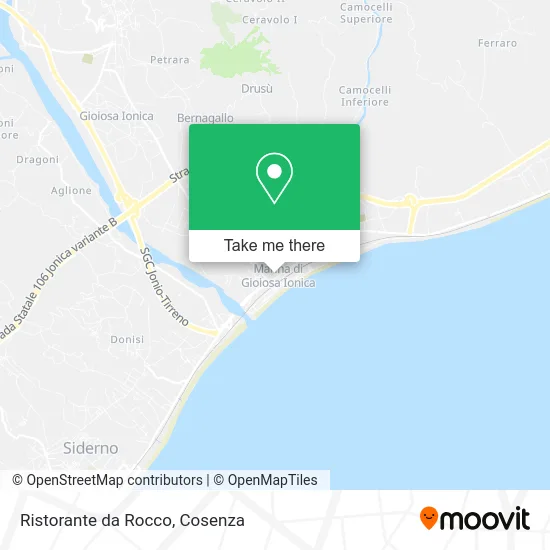 Restaurant da Rocco map