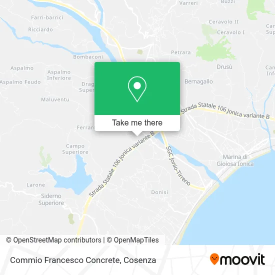 Commio Francesco Concrete map